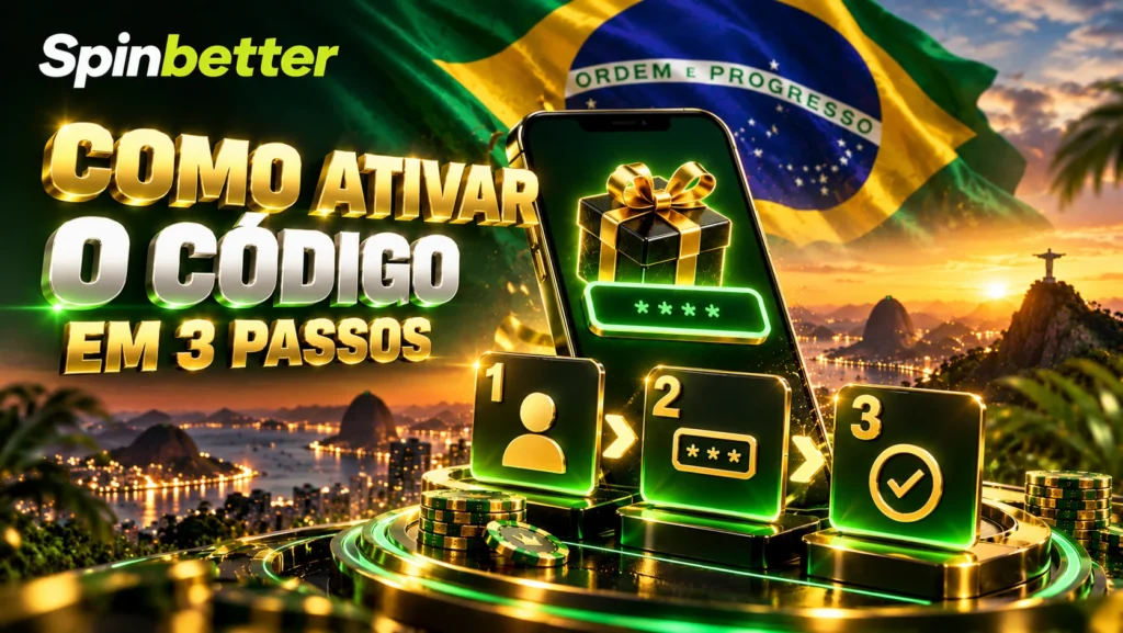 Como ativar o código em 3 passos