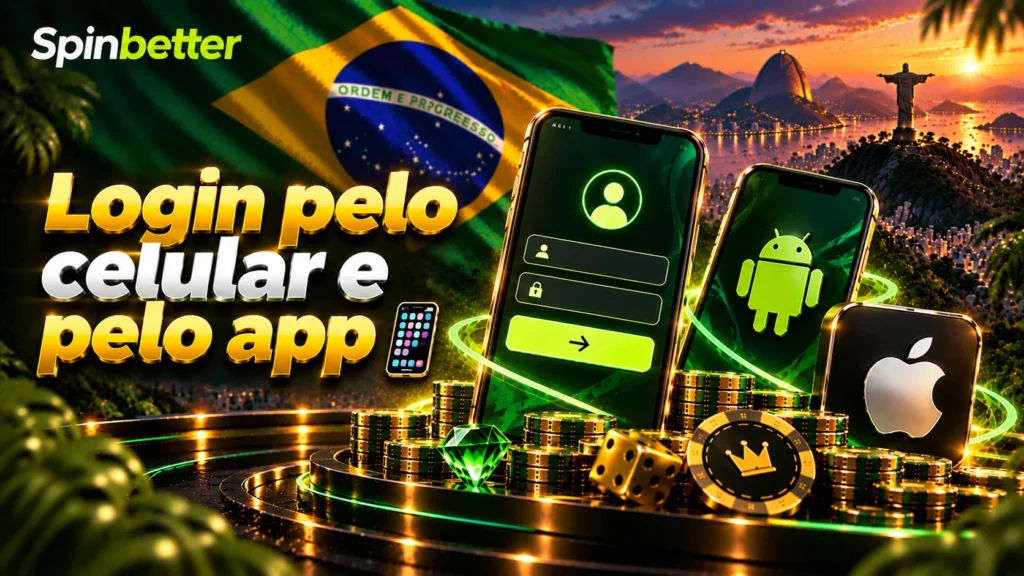 Login pelo celular e pelo app 📲
