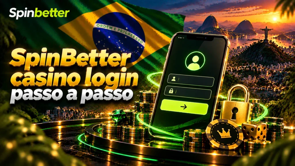 SpinBetter casino login passo a passo